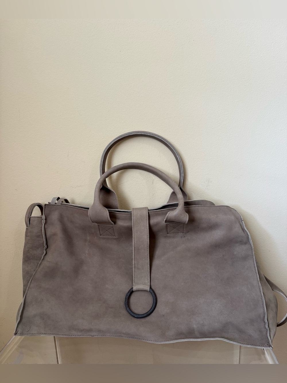 Tagliovivo Voyager Bag Vegetable Tanned Leather Malt